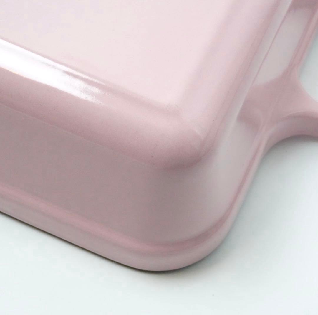 LE CREUSET　シグニチャー ココット スクエア シフォンピンク 24cm