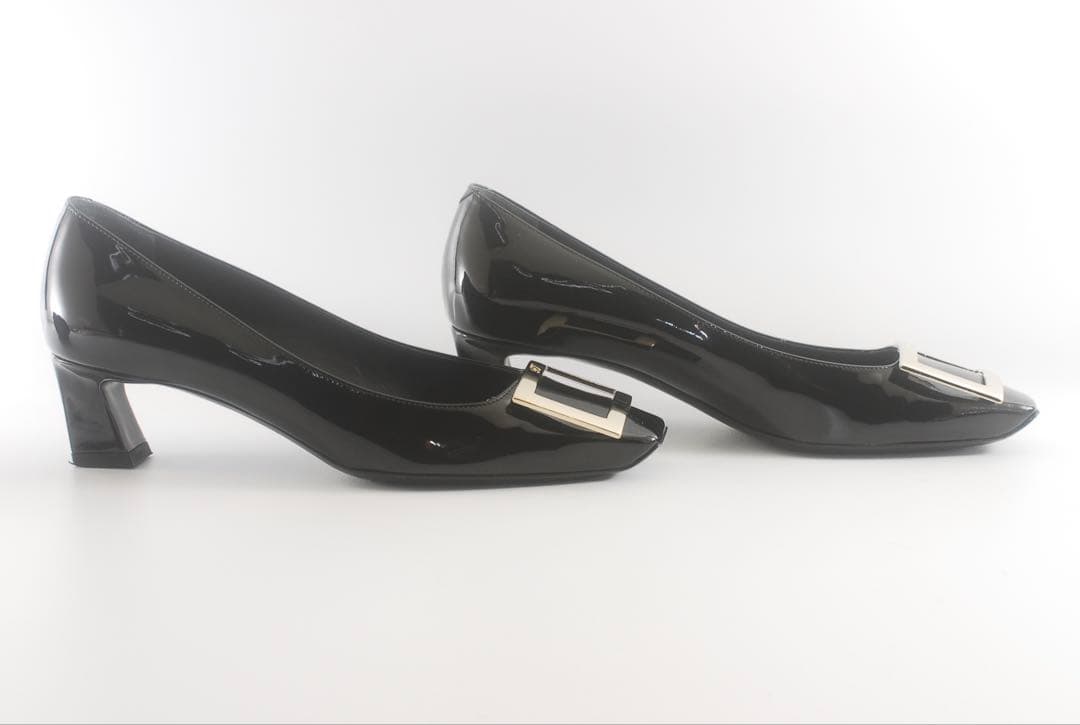 美品37＊RogerVivier＊ロジェヴィヴィエ＊パンプス＊エナメル パテント