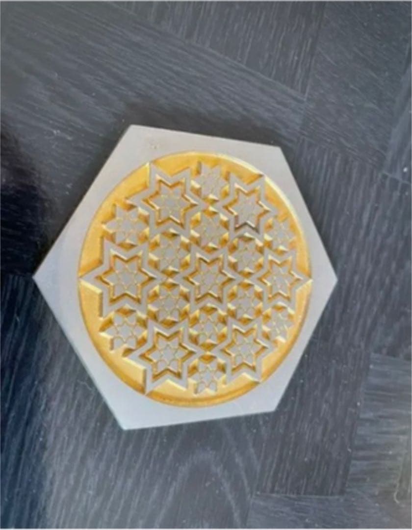 希少 ヒランヤ ゴールド プレート