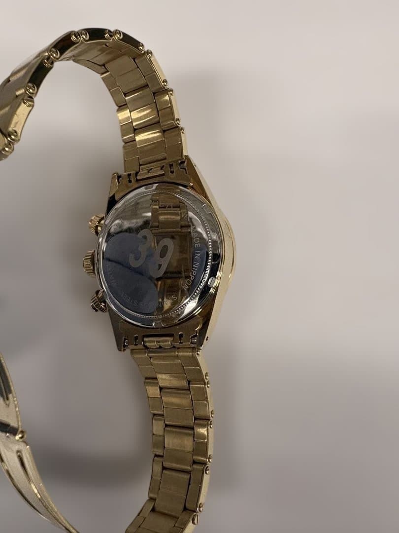 希少限定品 /アウトライン/2レジスタークロノ/レモン/ゴールドブレスレット