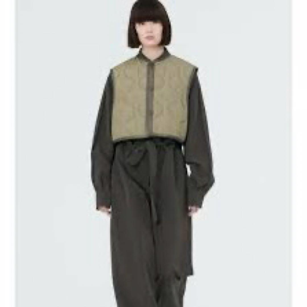 美品　HYKE キルティングダウンベスト 17487