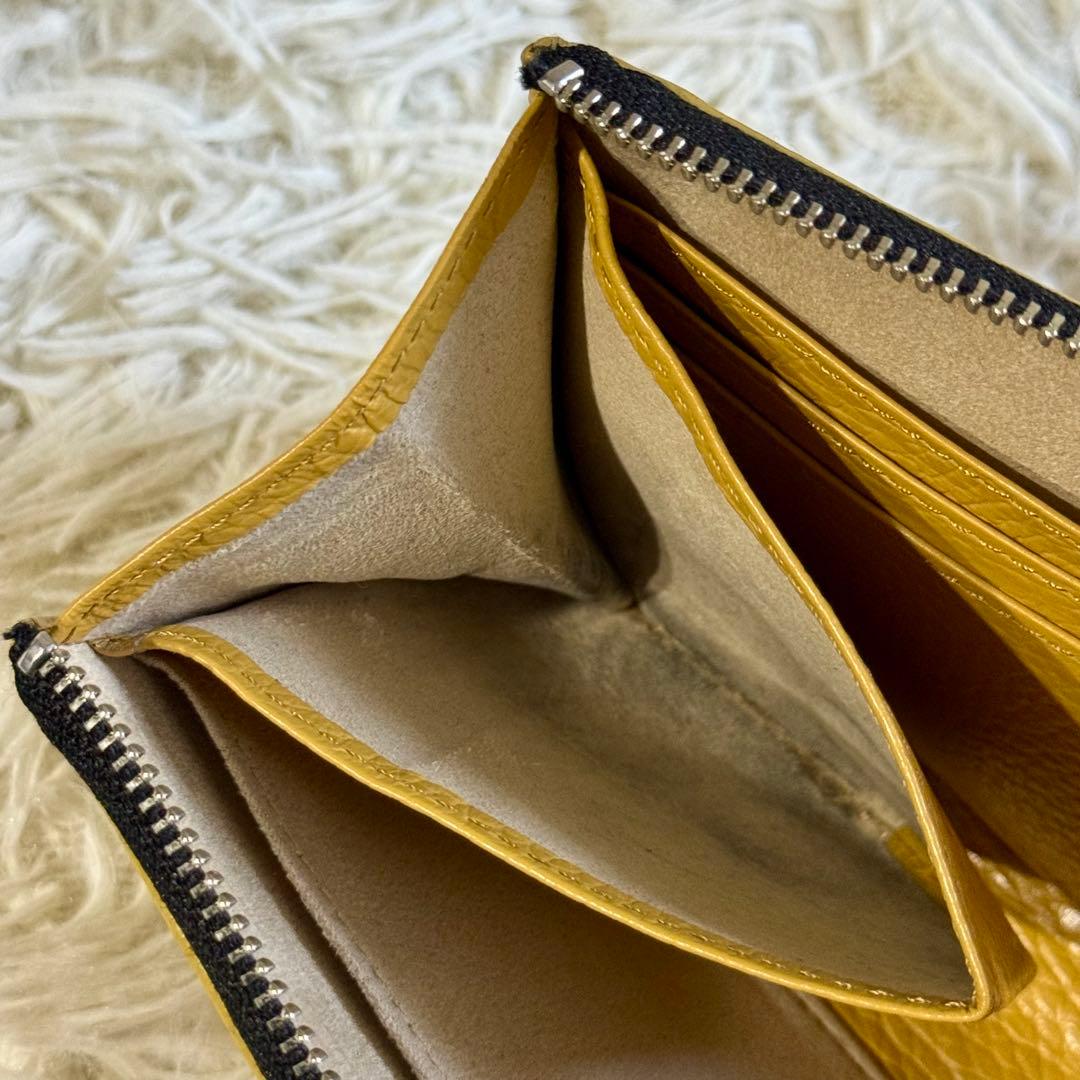 【美品】アタオ 18周年記念 ZOOシリーズ チェス ミニ財布 刺繍 キリン