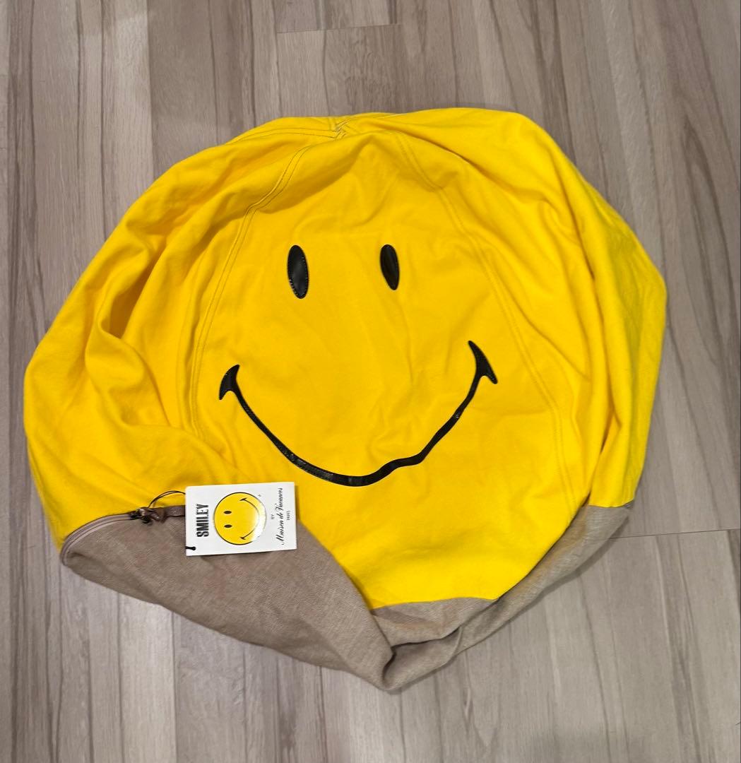 #スマイリーフェイス #クッションカバー #セレクト #ヨギボー #ビーズ付き