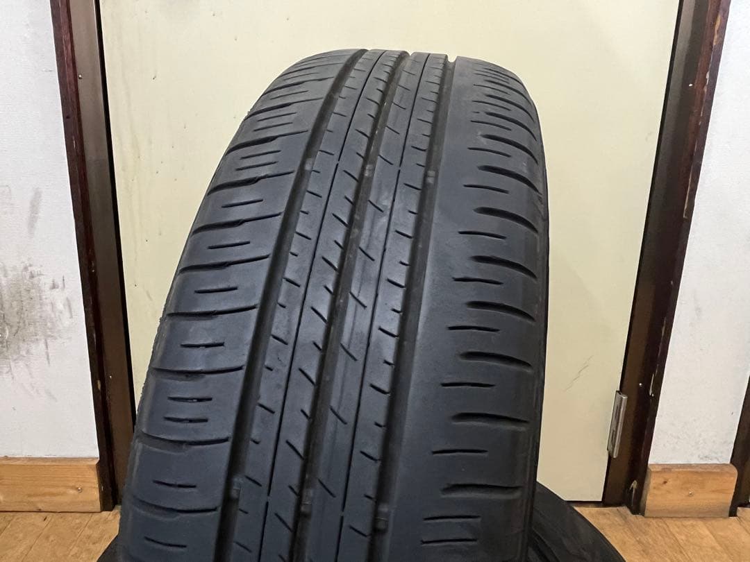 期2019年製 ダンロップ中古夏タイヤ 185/60R15 4本セット アクア等