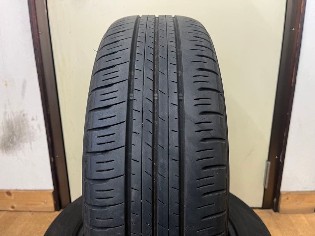 期2019年製 ダンロップ中古夏タイヤ 185/60R15 4本セット アクア等
