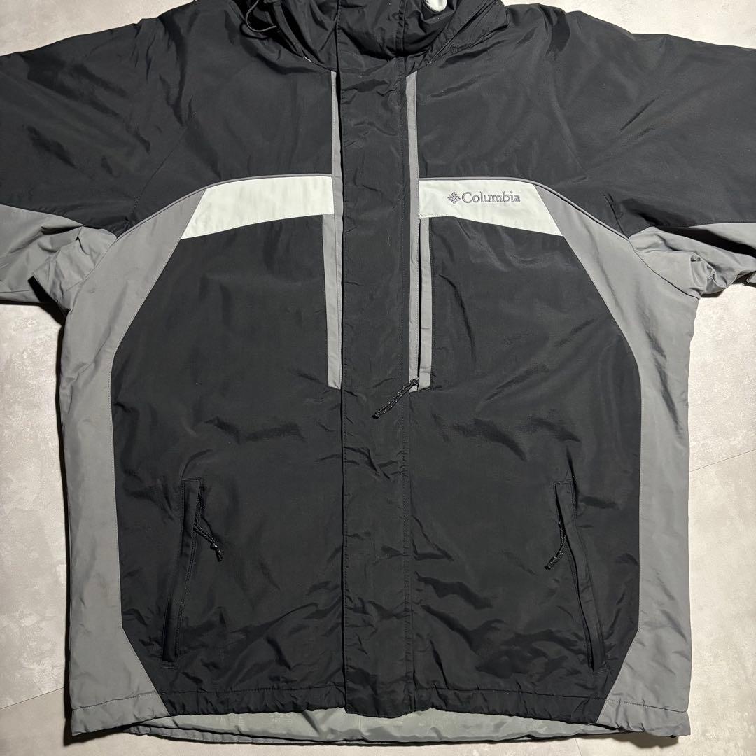 00s コロンビア Columbia マウンテンパーカー ナイロンジャケット　黒