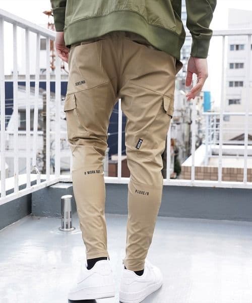 LUXE/R GOLF ストレッチ布帛カーゴパンツ 45940BGL