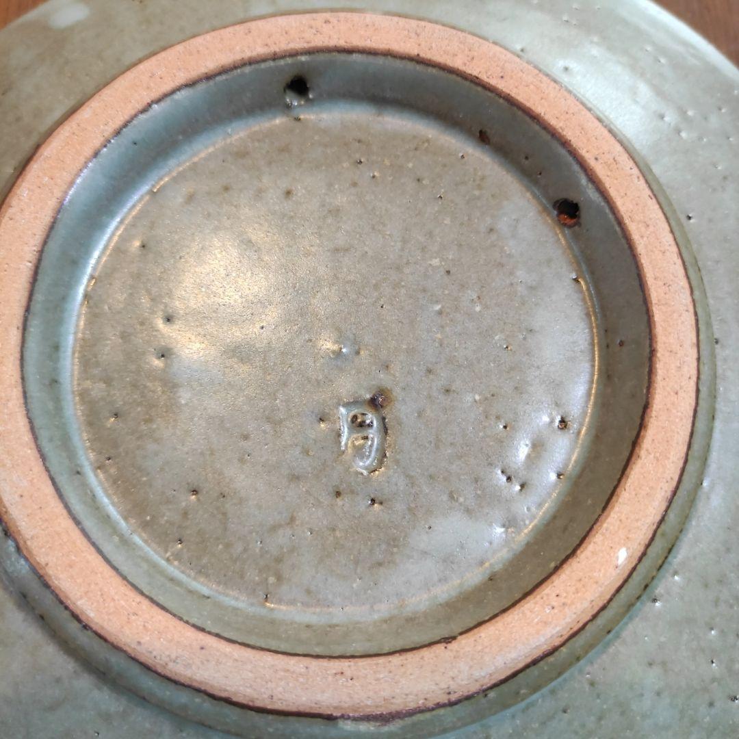 人間国宝　島岡達三　象嵌皿　共箱