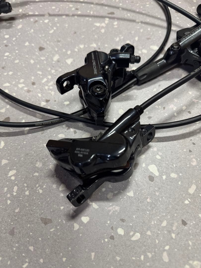 シマノDEORE BL-M6100　前後セット +ドロッパーレバー