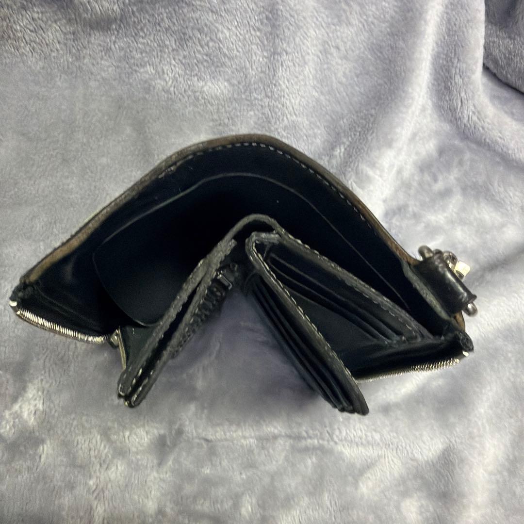 RED MOON レザー二つ折り財布BD-BAREBACK-01 BBK SBK