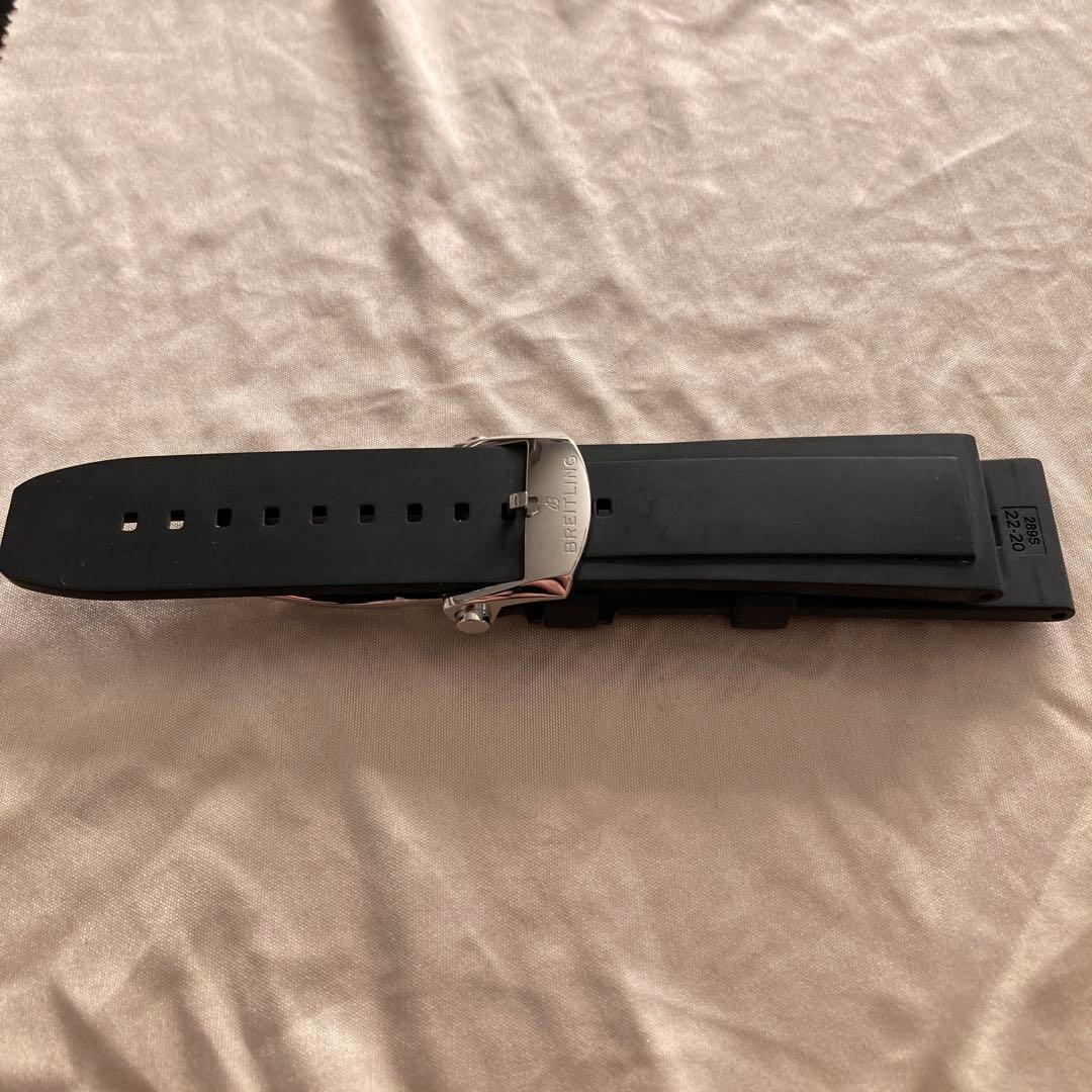 ブラック ラバーベルト ブライトリング　純正