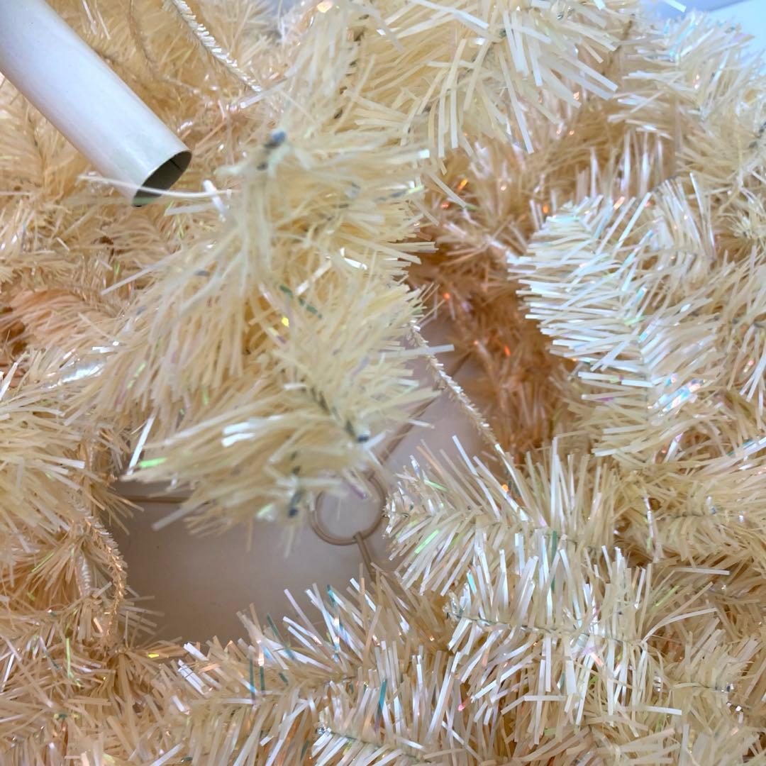 A706-6 Francfranc クリスマスツリー クリーム180cm