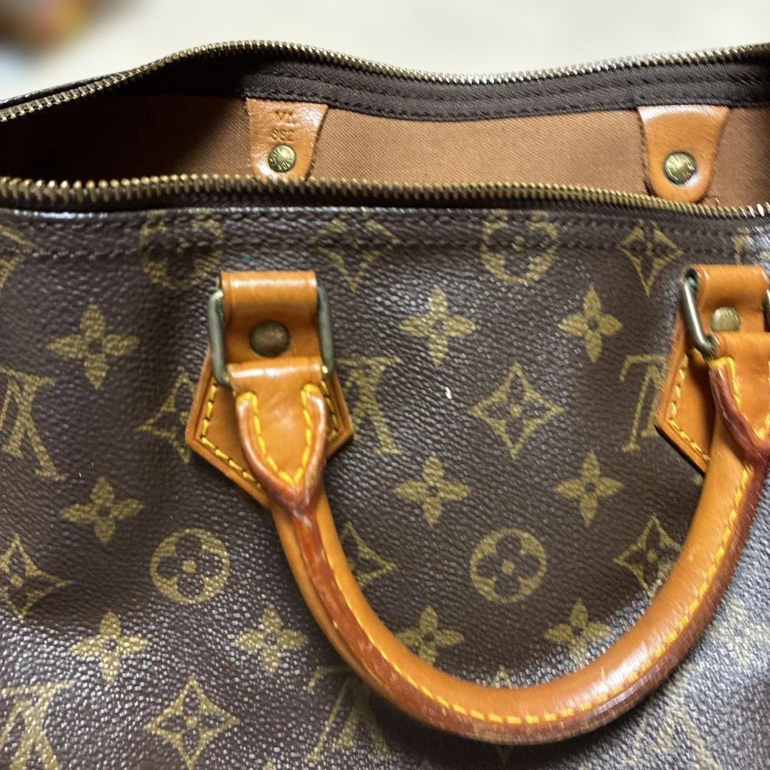 Louis Vuitton ミニボストンバッグ ブラウン　ヴィンテージ品
