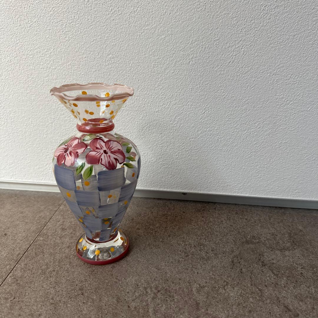 手書きフラワーベース