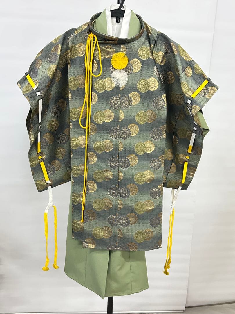 七五三 男の子用 7歳 平安時代 着物 羽織 はかま 草履 10点セット.