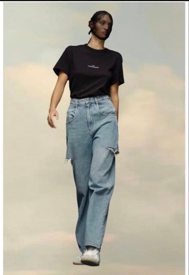 サイズ36 maison margiela カットアウトデニム