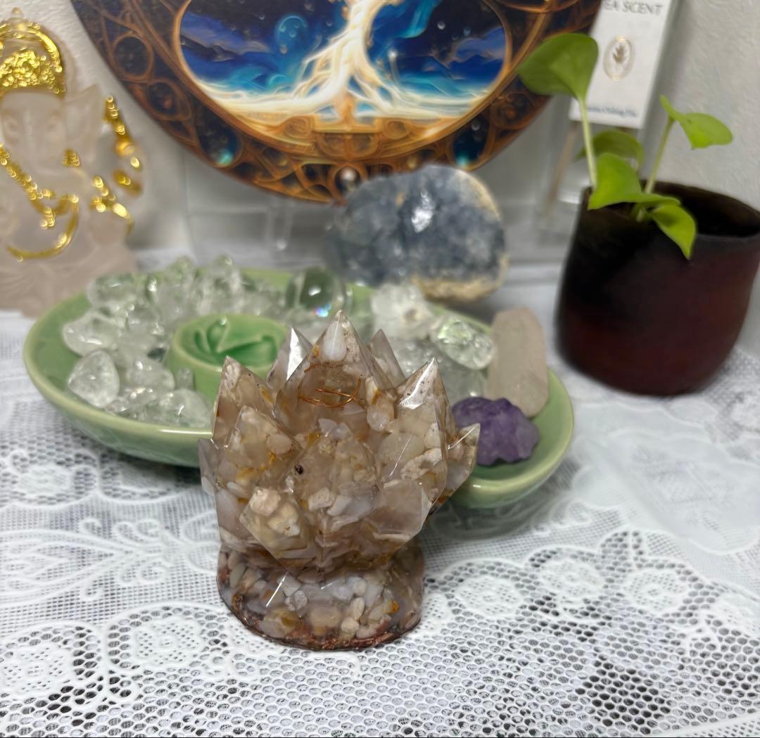 オルゴナイト クラスター 桜瑪瑙