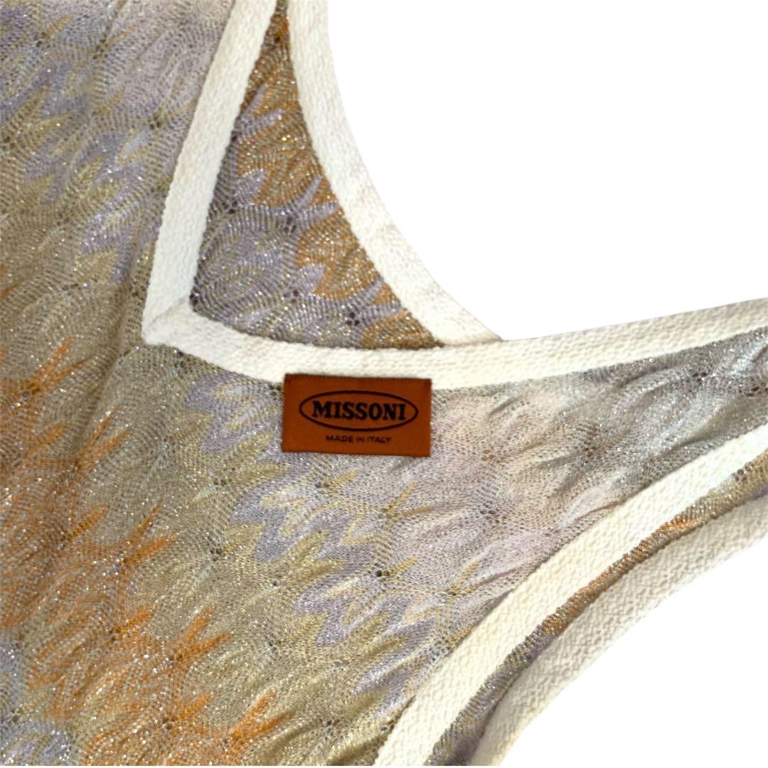【美品】ミッソーニ（MISSONI）ノースリーブ/46