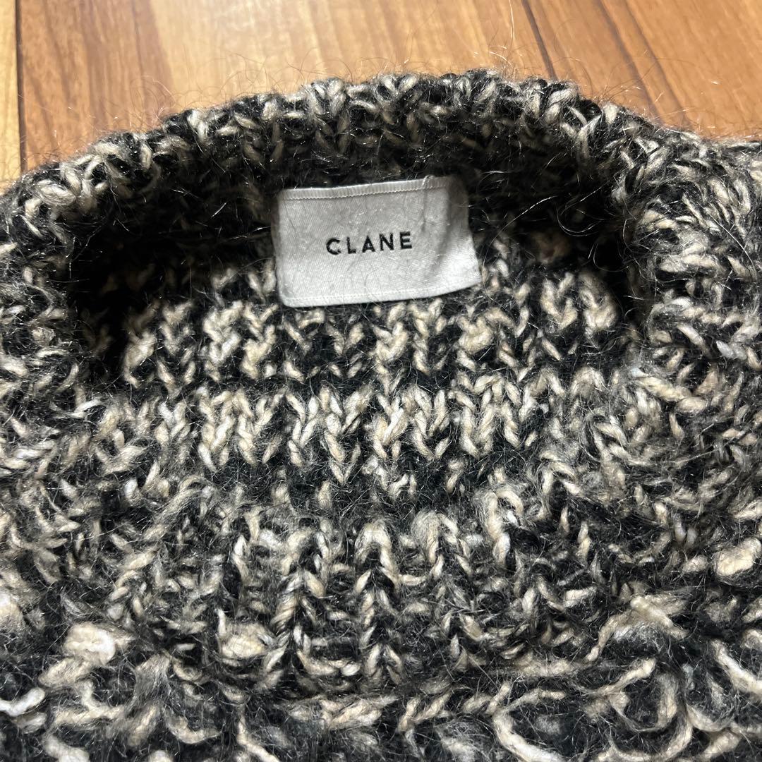 トップス CLANE MIX LOOP MOHAIR KNIT TOPS 2023FW