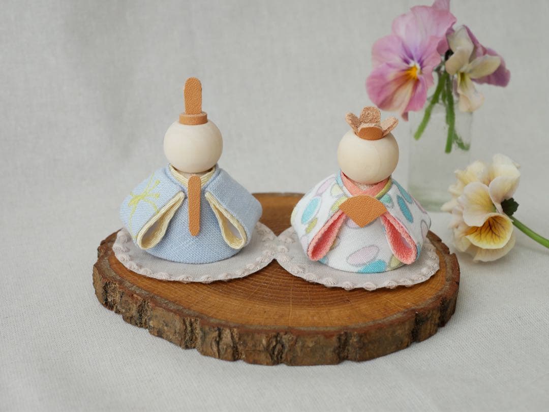 小さなお雛様オーダー　ミナペルホネン　ハンドメイド