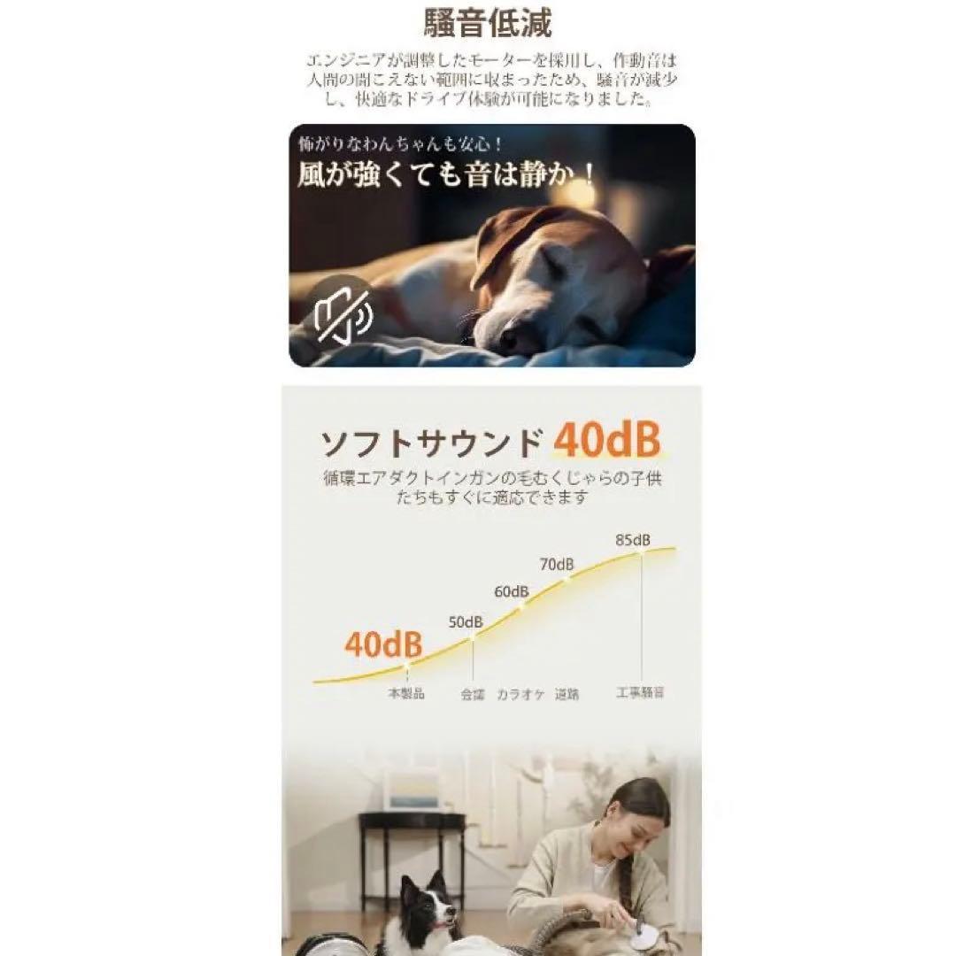 ペットバリカン【無線充電式ストレスフリー】 犬用 猫用 掃除機 5in1 静音