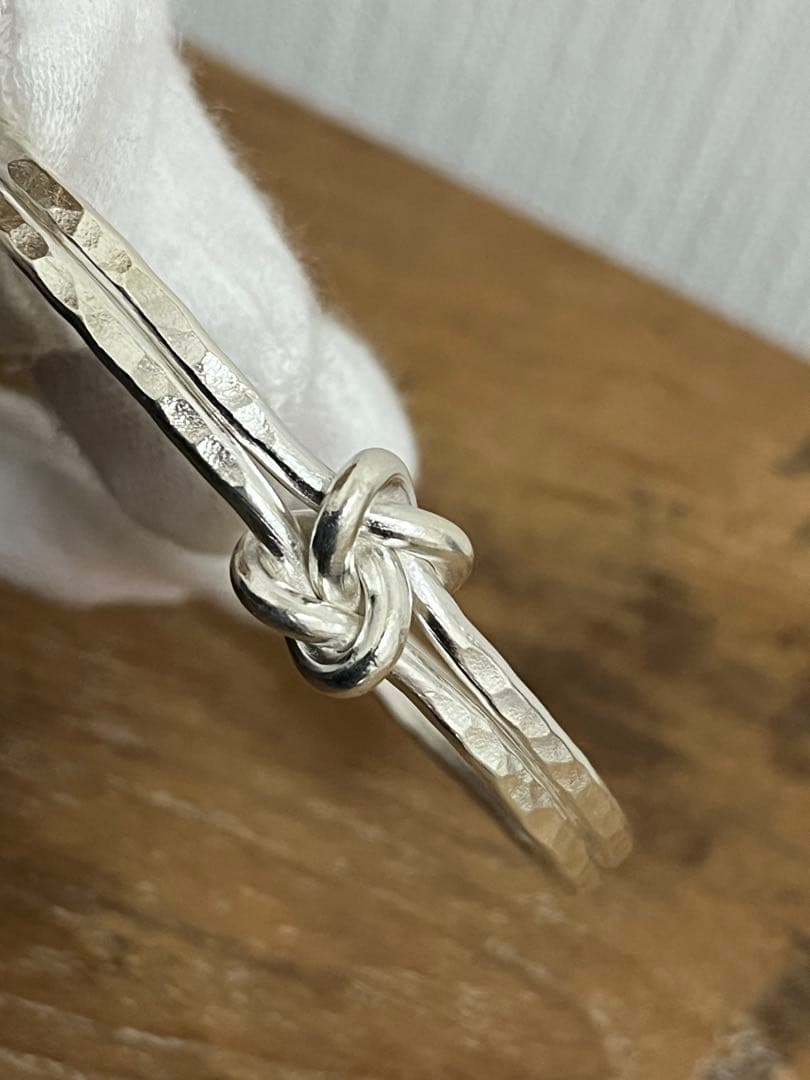 新品・未使用〖タイ購入〗カレンシルバー バングル ブレスレット 男女兼用