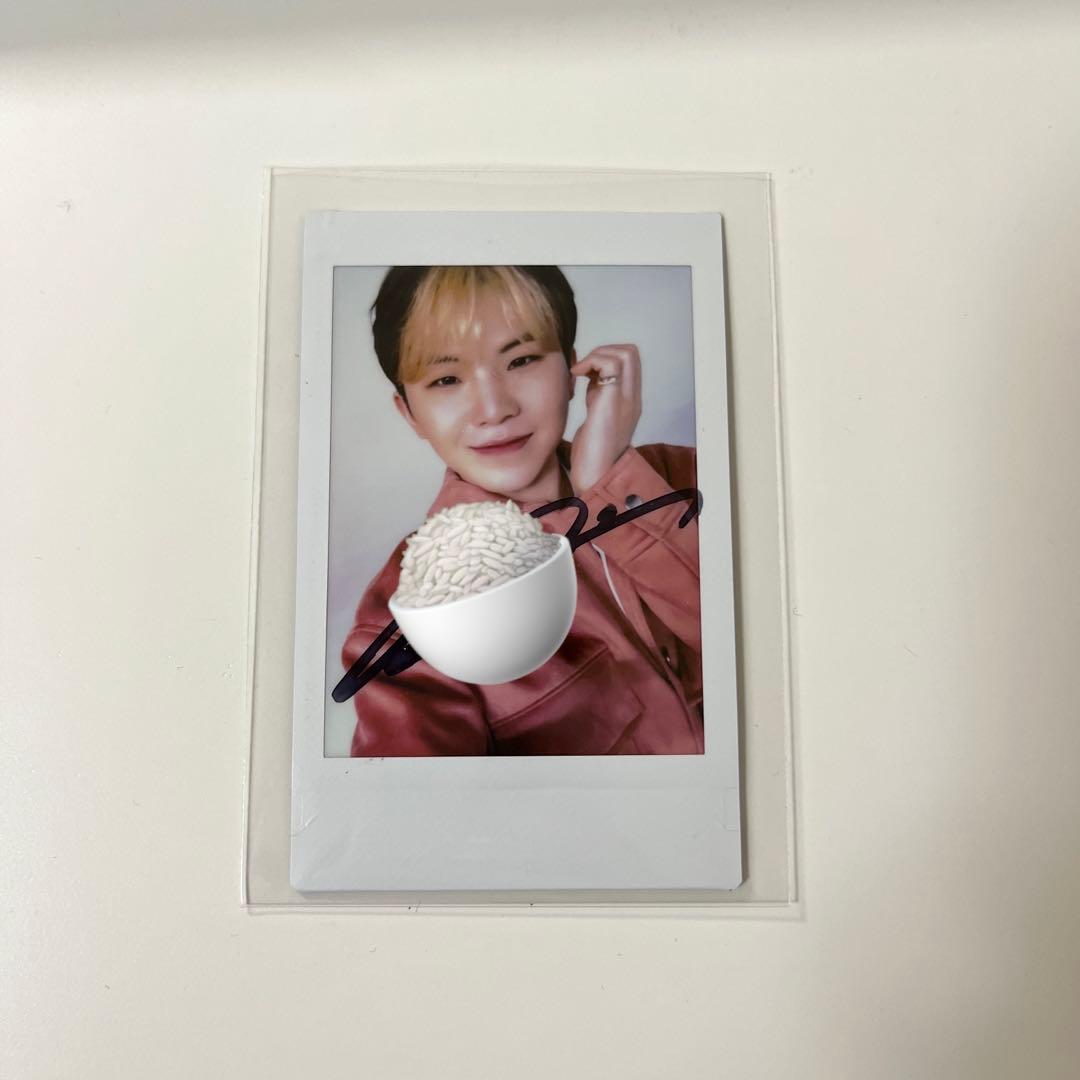 ウジ　サイン入り　インスタントフォト　チェキ