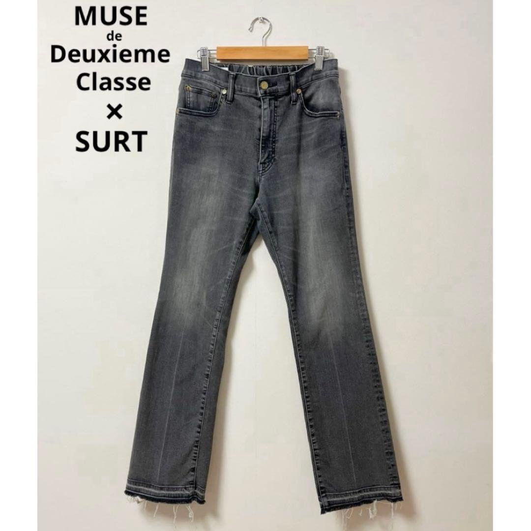 MUSE　デニム　レディース　S　カットオフ　SURT　ドゥーズィエムクラス