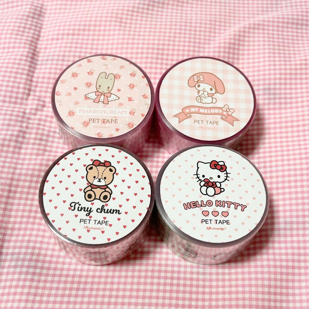 サンリオ 伊勢丹 ARomantic PETテープ 4個セット