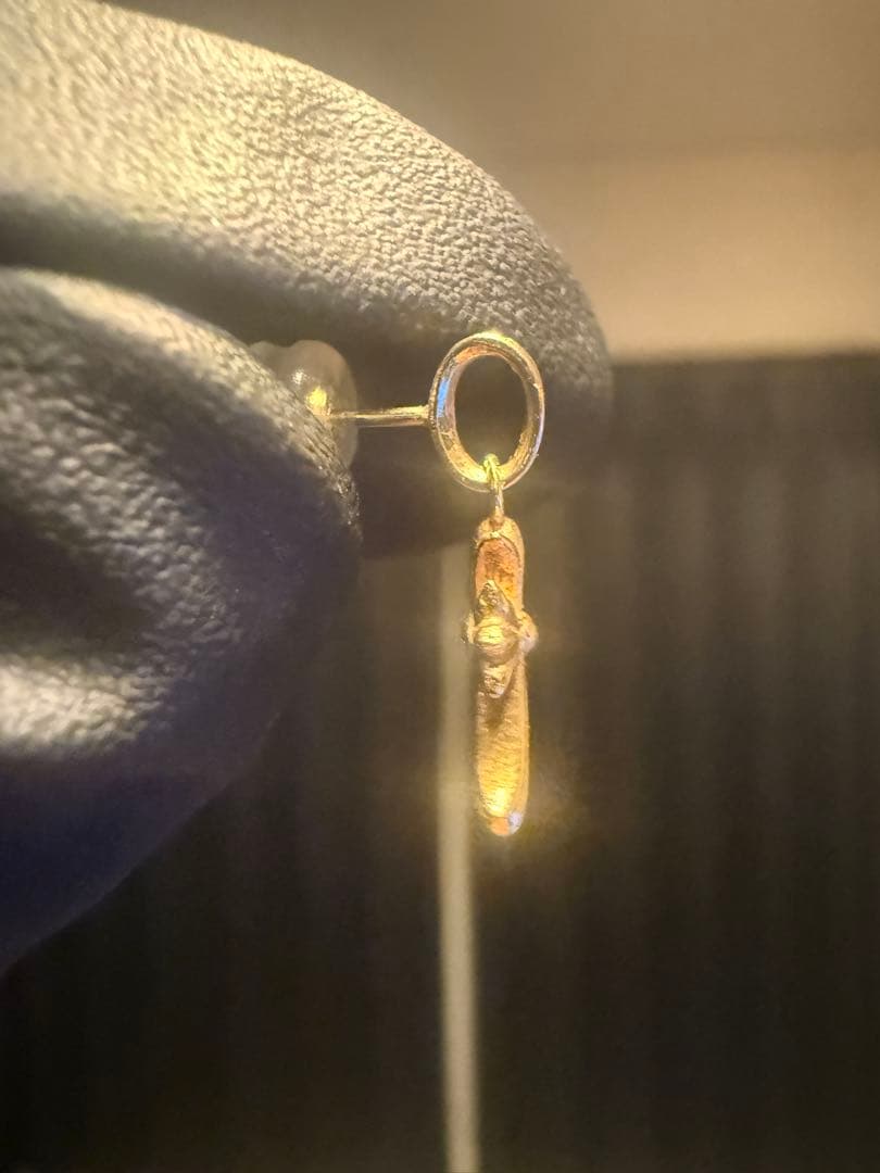 K18イエローゴールド　ピアス