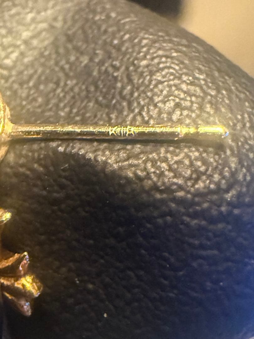 K18イエローゴールド　ピアス