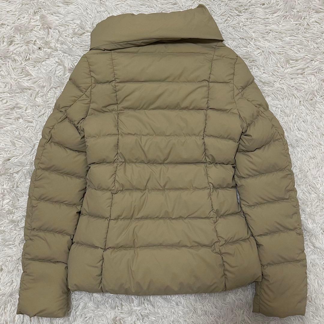 値下げ レア タトラス ダウンジャケット 肩ロゴ ダウンコート ミドル Aライン