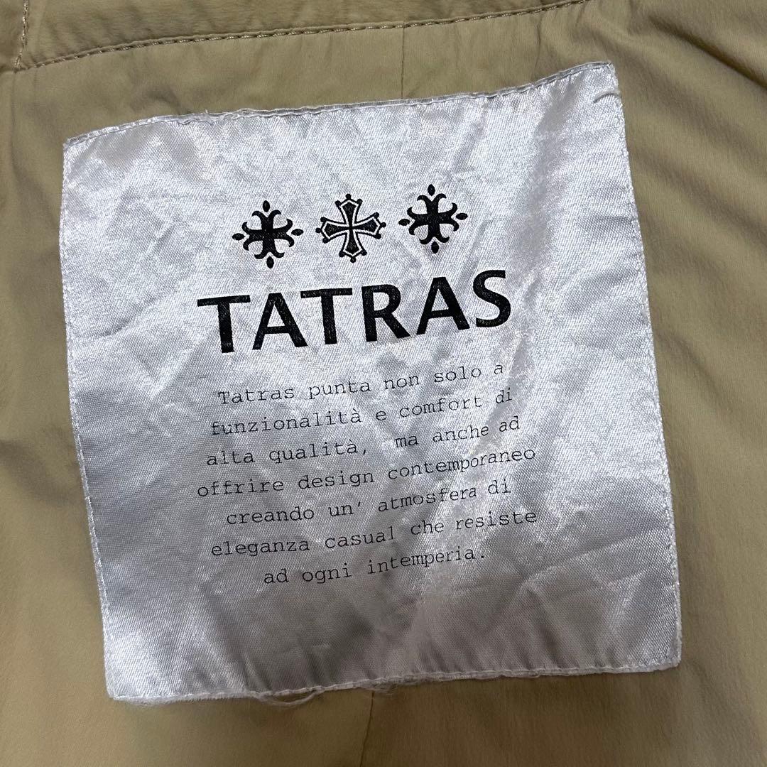 値下げ レア タトラス ダウンジャケット 肩ロゴ ダウンコート ミドル Aライン