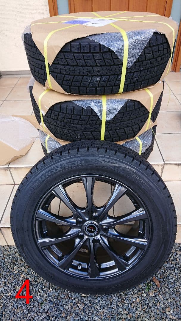 みつと！ スタッドレスタイヤ 17インチ ブラックホイール ④
