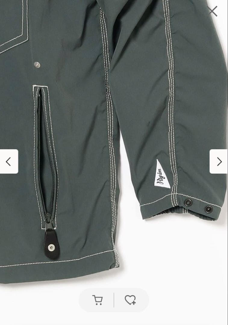 【新品】Pilgrim Surf+Supply Russel Zip Parka