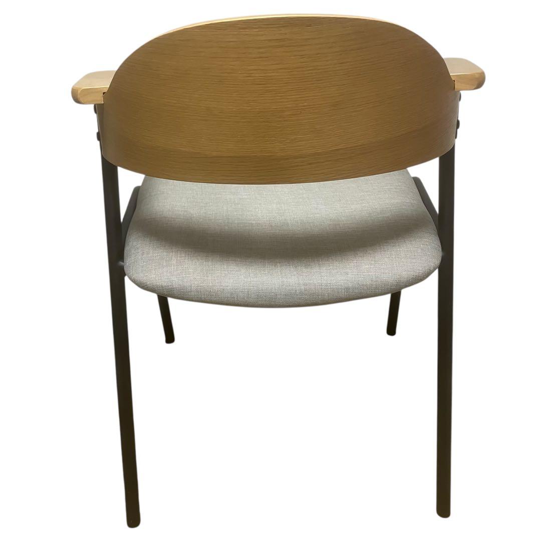 関家具　ダイニングチェア　ライトグレー　ウォルナット　木製 天然木 北欧 無垢材