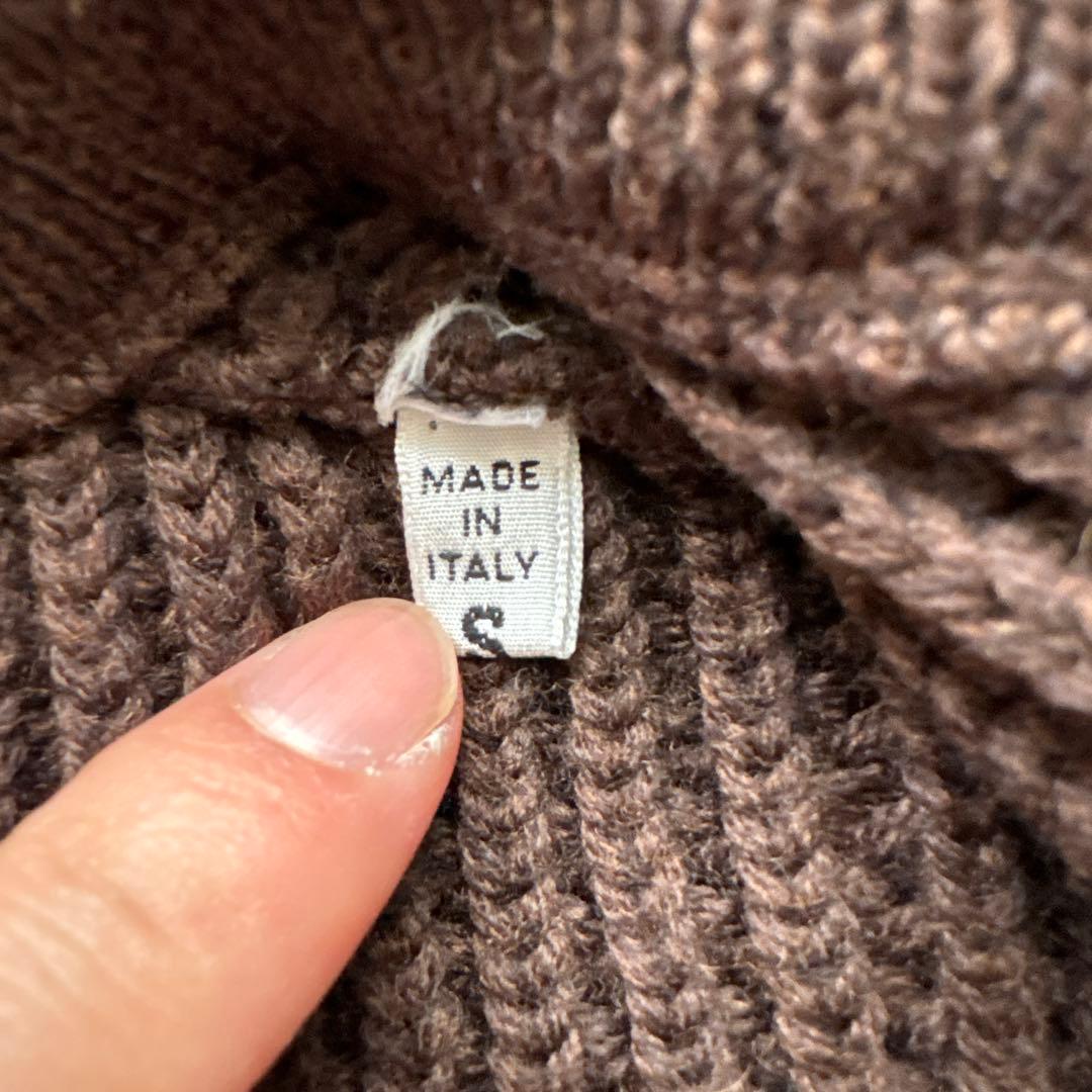 09AW マルジェラ　カーディガン　ニット　ブラウン　ここのえタグ