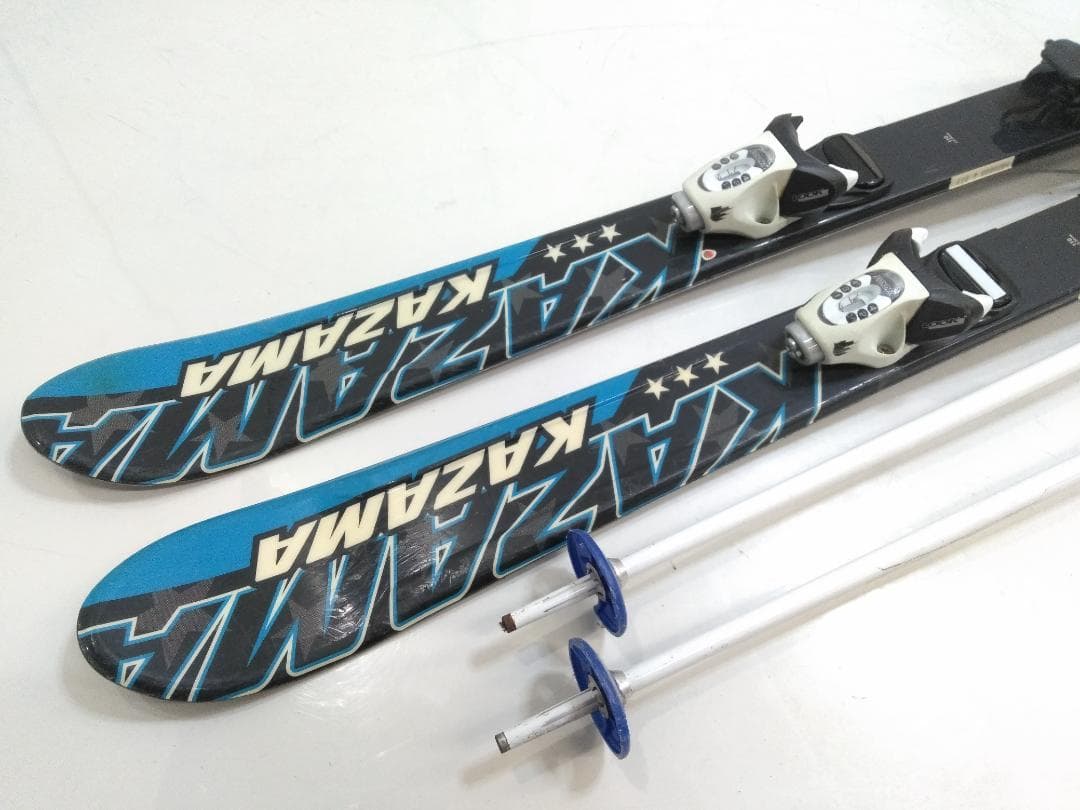 ジュニアスキー4点セット カザマ 110cm ブーツ セレス 21cm ◇