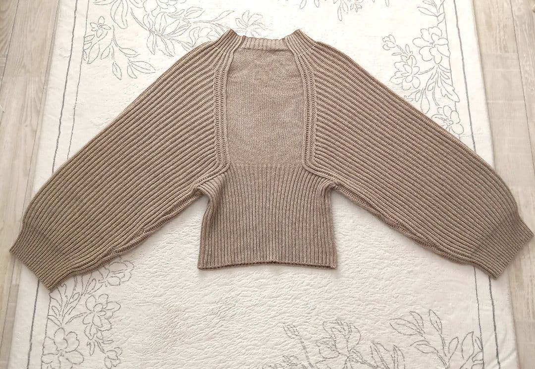 ステラマッカートニー　カシミヤ　ラグラン　ニット　ベージュ　38