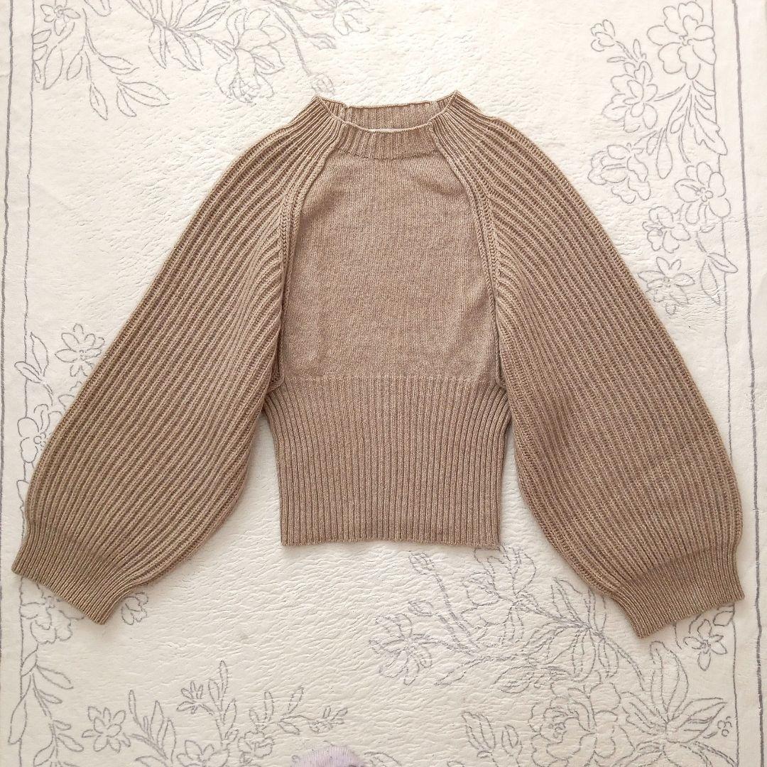 ステラマッカートニー　カシミヤ　ラグラン　ニット　ベージュ　38