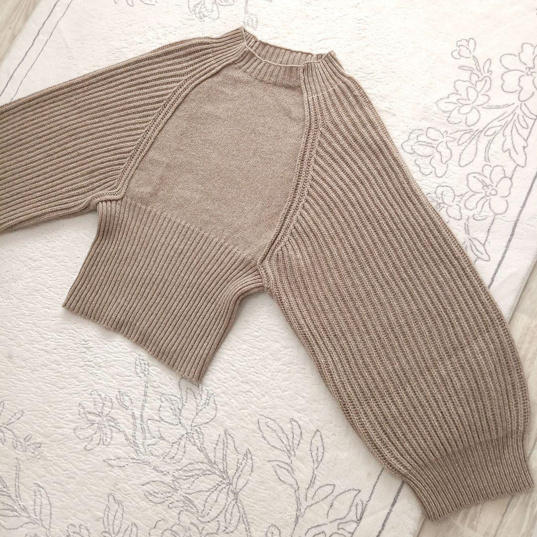 ステラマッカートニー　カシミヤ　ラグラン　ニット　ベージュ　38