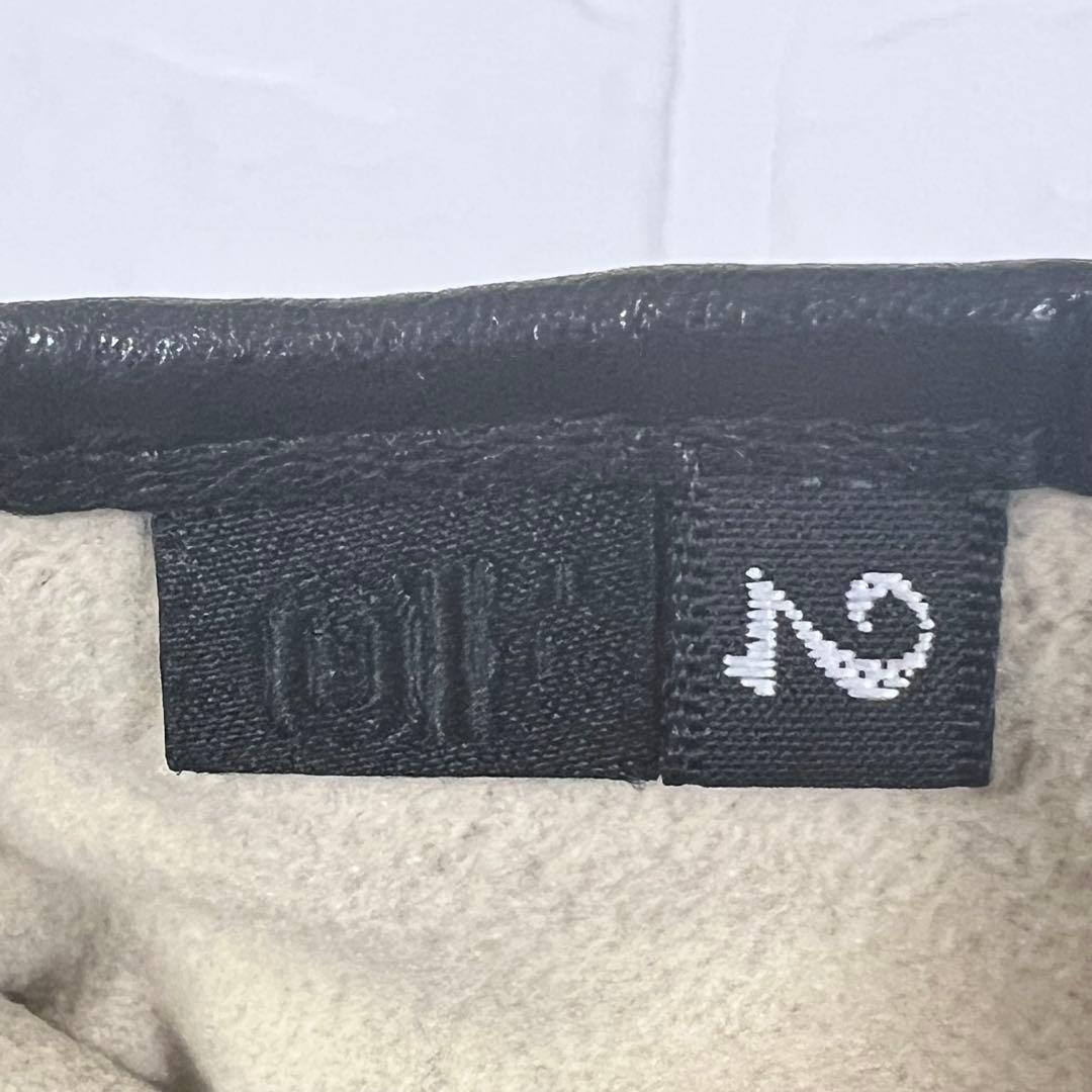 Original Fake KAWS レザー グローブ 黒 M