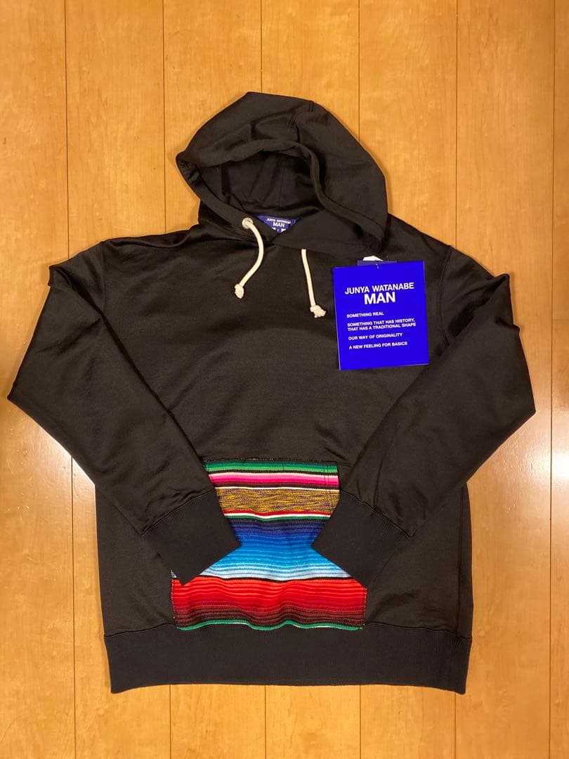 JUNYA WATANABE MAN 綿レーヨン裏毛樹脂加工xメキシカンサラペ