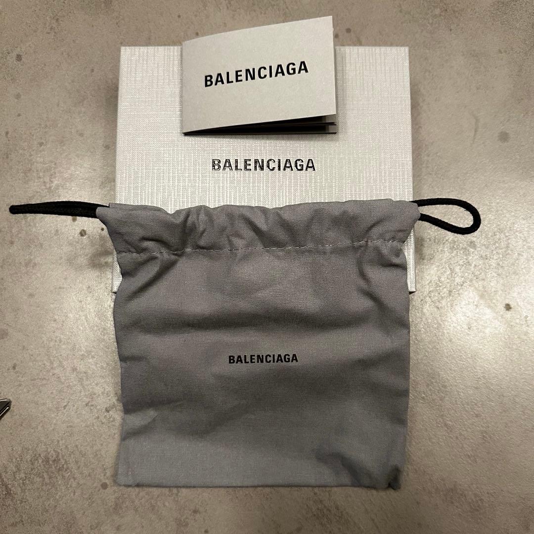 BALENCIAGA ピンクリボンキーホルダー　バックチャーム　最終値下げ