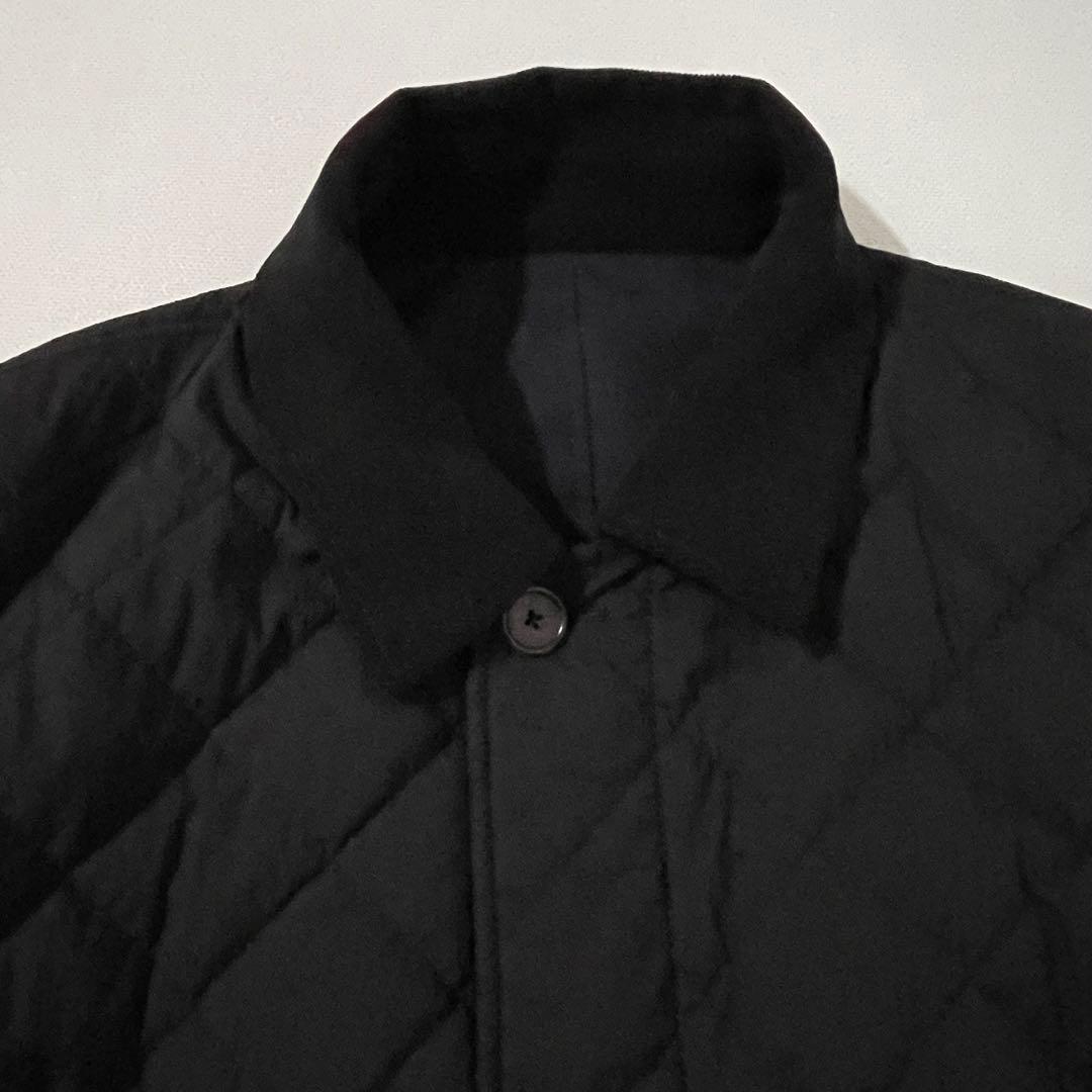 UNITED ARROWS リバーシブル サキソニー ショートステンカラーコート