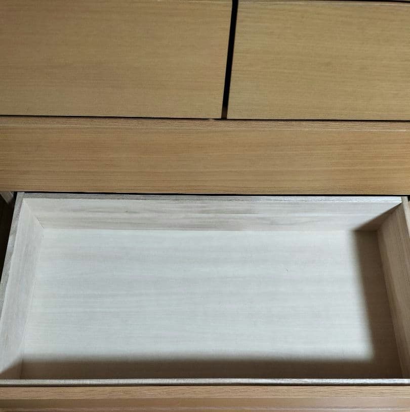 送料込み】無印良品　オーク材チェスト4段　シンプル　人気家具　引き出し