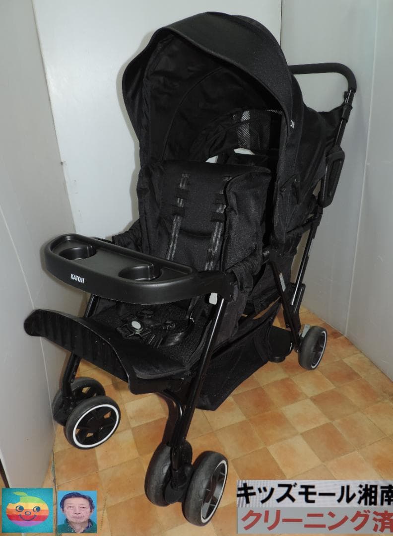 綺麗/KATOJI/ベビーカー二人でゴー/４カ月～２０kg/クリーニング済