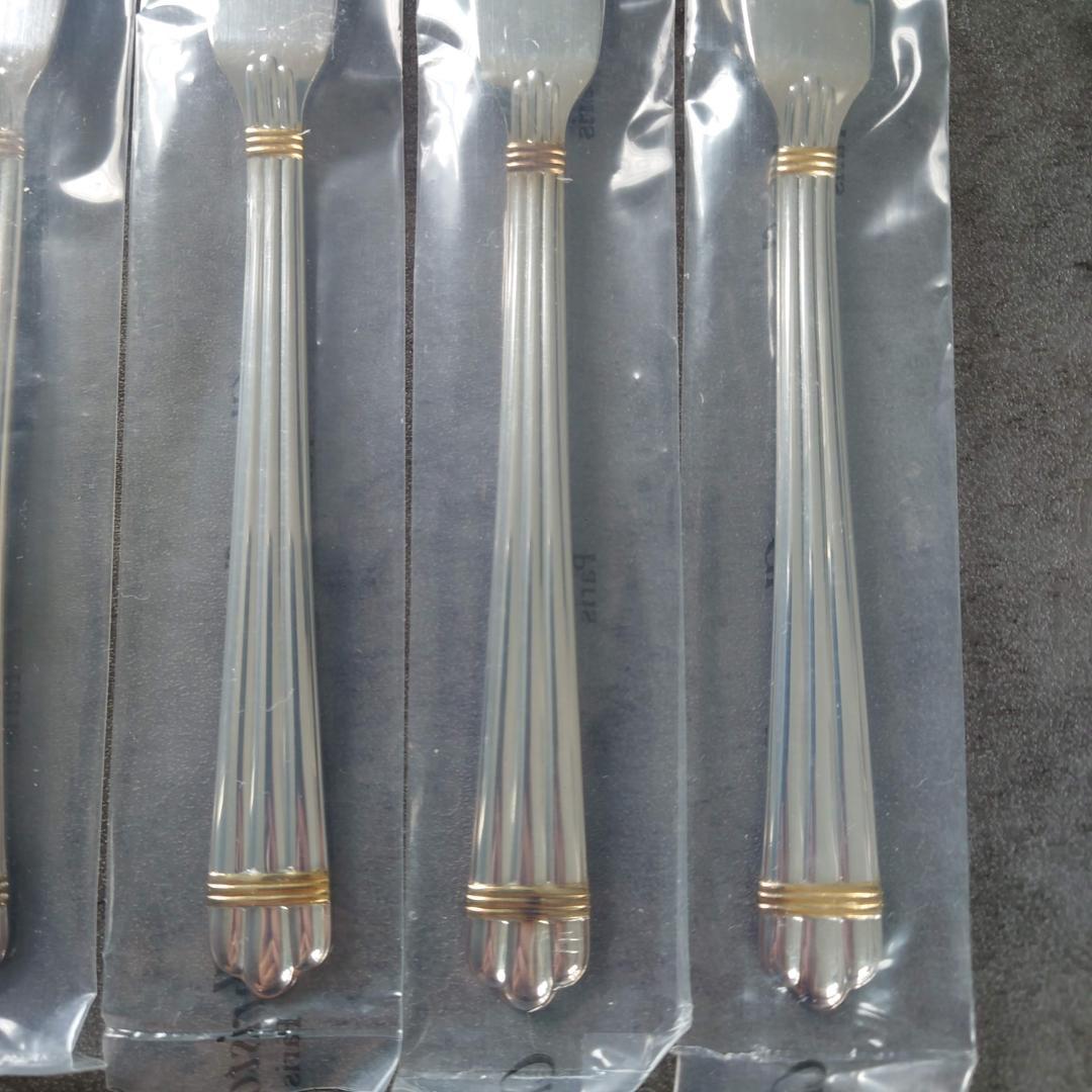 極希少 クリストフル アリアゴールドリング フィッシュナイフ 未開封 6点