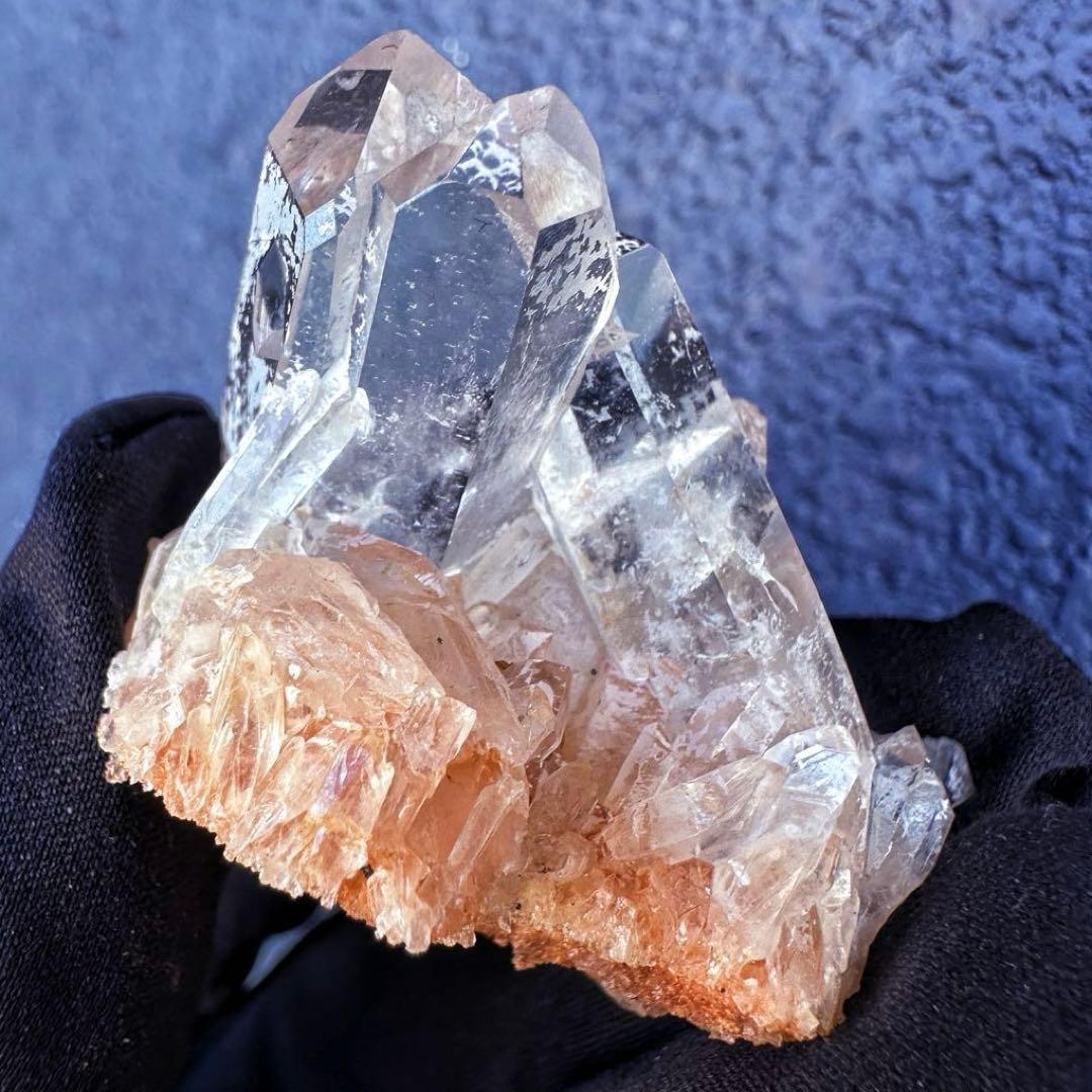 希少高透明度❗️ピンク♡ヒマラヤ水晶クラスター2点セット☆【貫入水晶】A1397