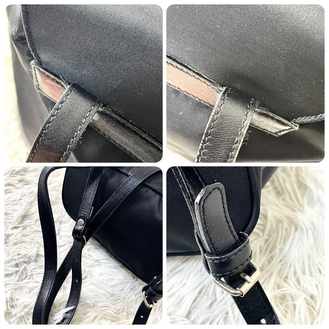 フェンディ　FENDI リュックサック　バックパック　ブラック　黒